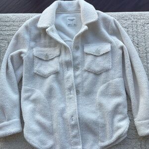 Abercrombie & Fitch Sherpa Shirt Jacket Small